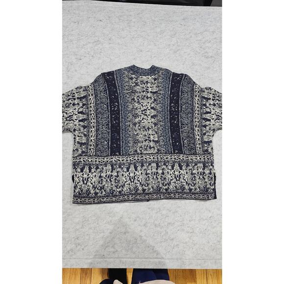 purejill Open Cardigan ,Gorgeous Blue/Gray Knit Sweater Cotton/Wool Sz XS Petite - Picture 9 of 9